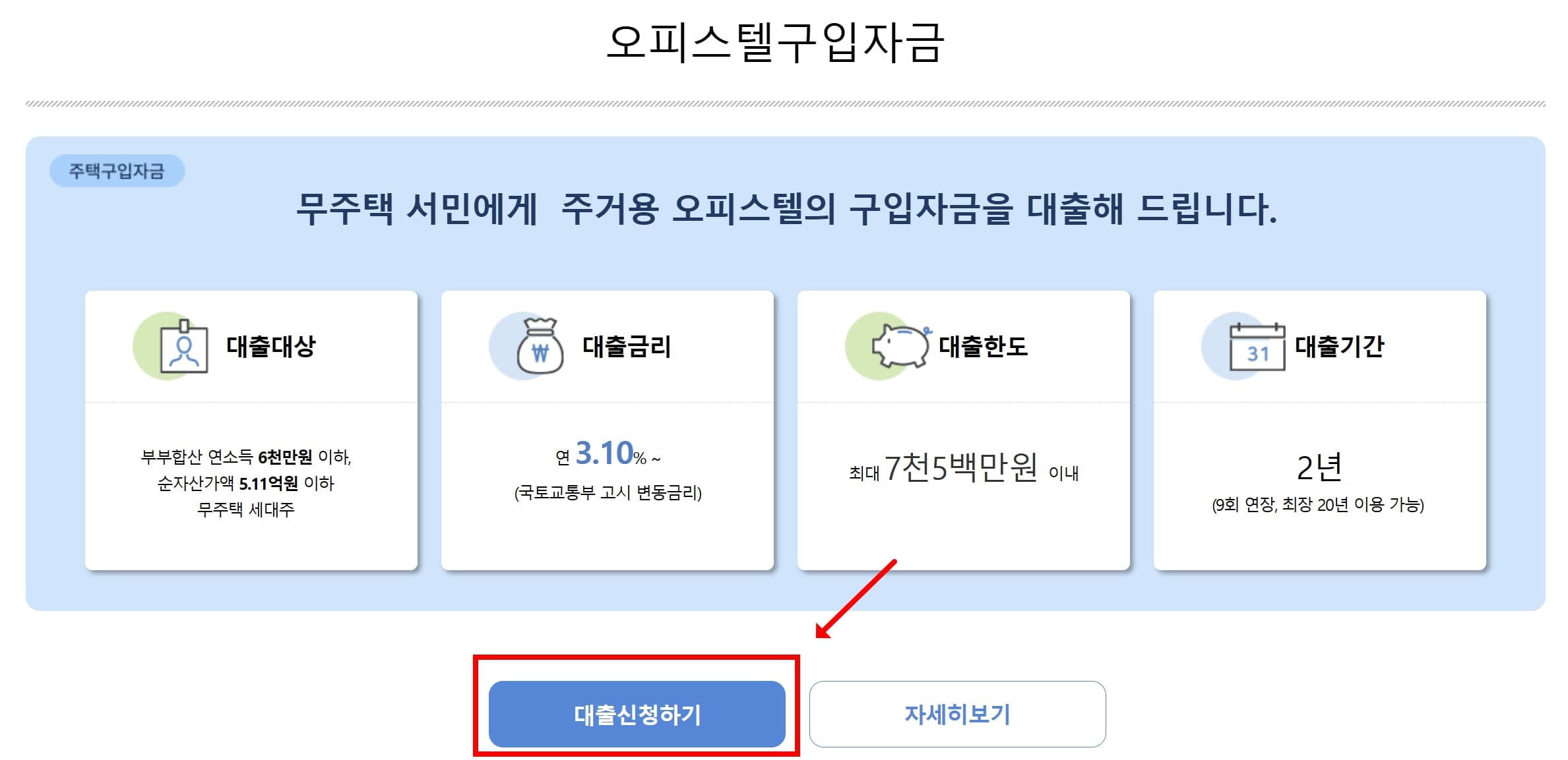 2026년 오피스텔구입자금 대출로 7500만원 지원 받는 방법 4 20260211 165609