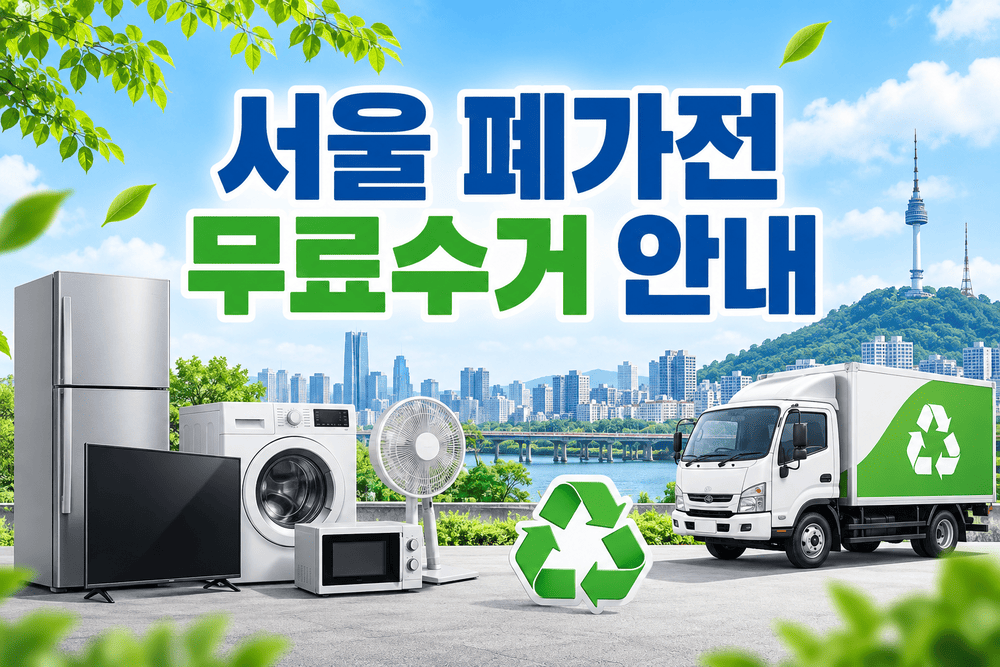 서울 폐가전 무료수거