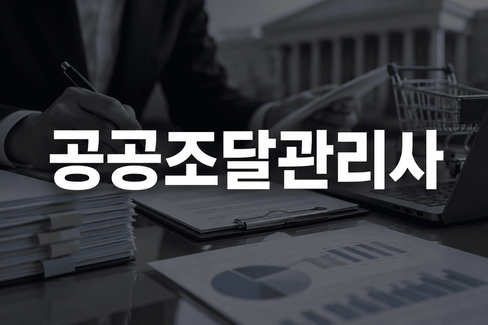 공공조달관리사 업무 현장 1 1