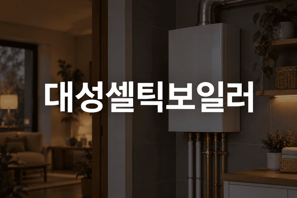 대성셀틱보일러와 아늑한 집안 풍경 1 1
