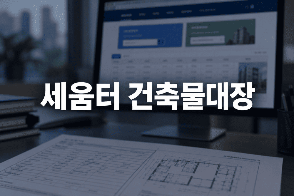 세움터 건축물대장