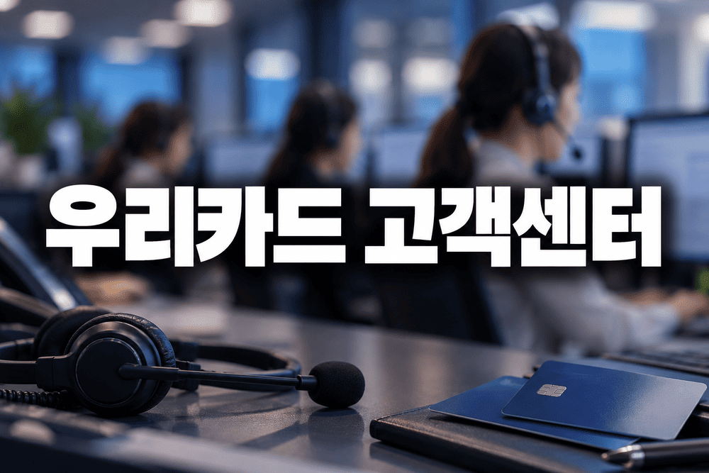 우리카드 고객센터 콜센터 풍경 1 1