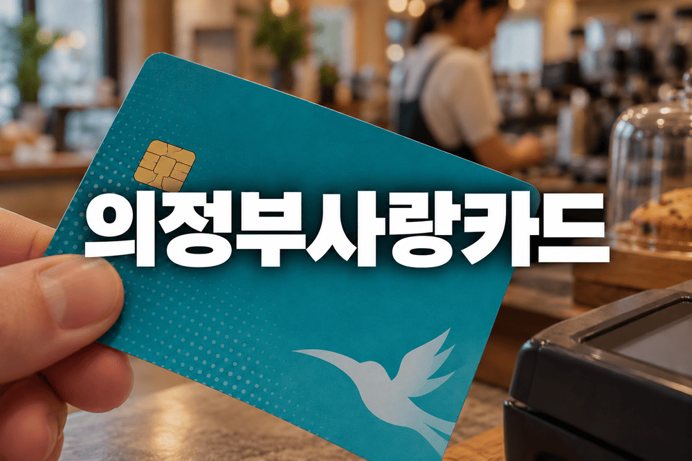 의정부사랑카드 사용처 가맹점 조회 및 발급방법 잔액조회 안내 1 카페에서 만나는 의정부사랑카드 1 1