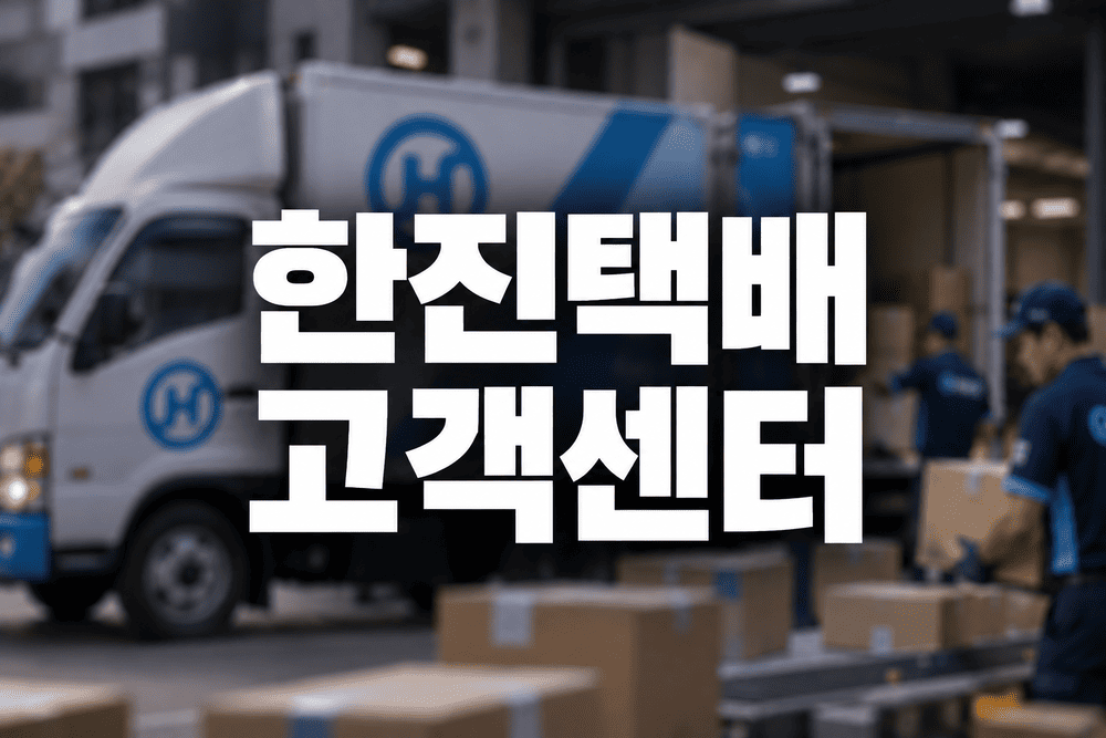 한진택배 고객센터 물류 현장 1 1